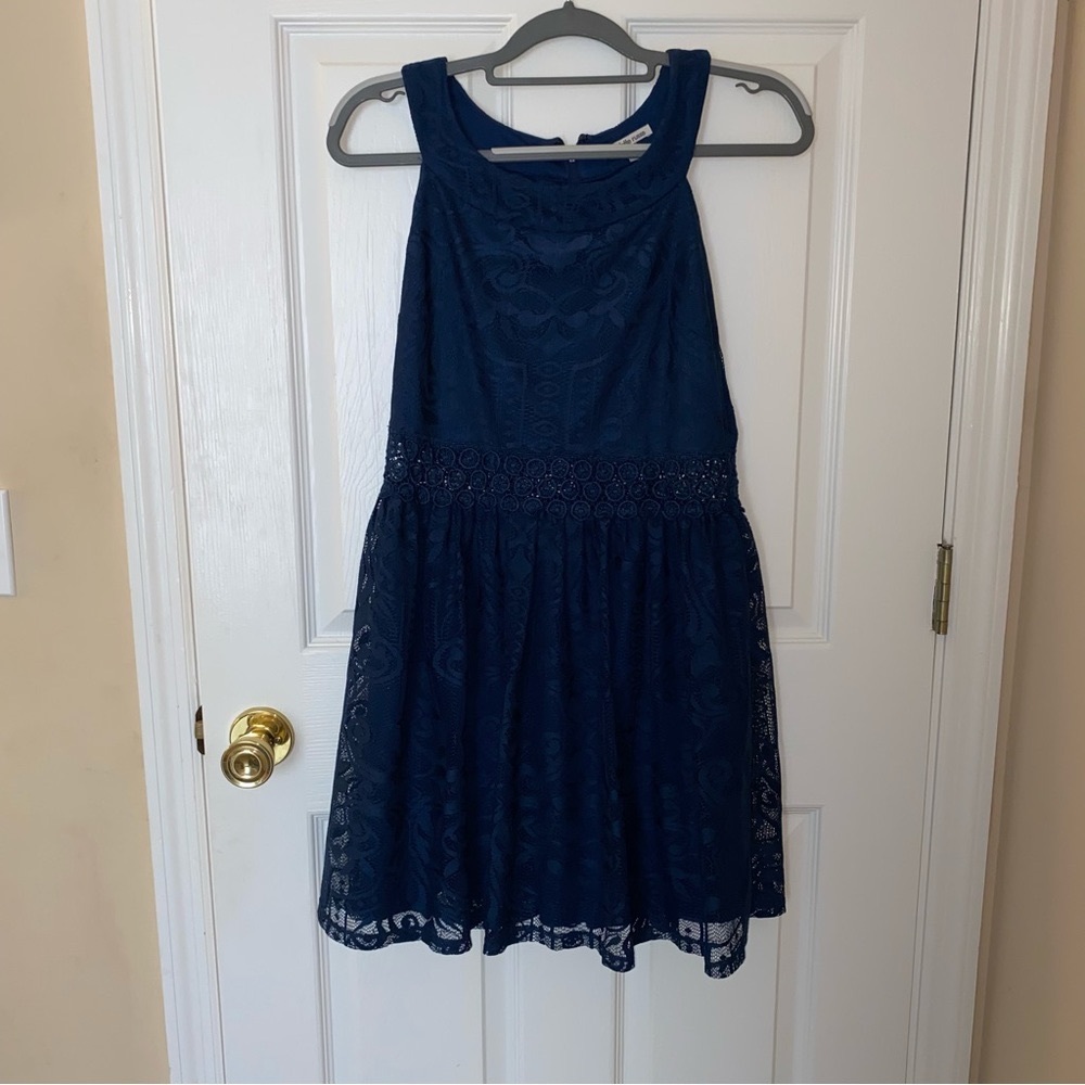 Charlotte Russe Navy Blue Dress